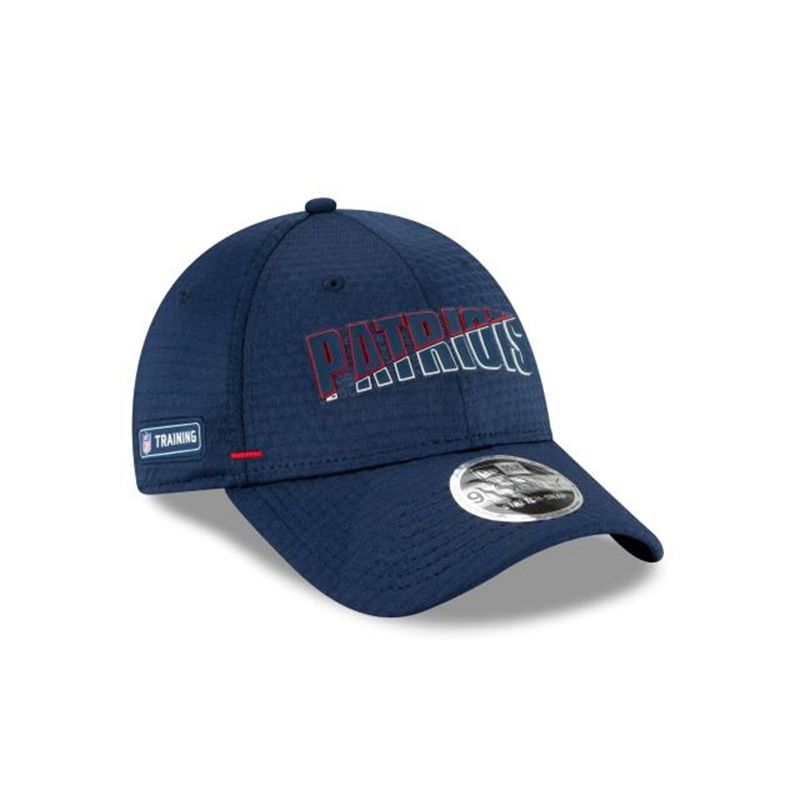 NFL New England Patriots Official Summer Sideline Stretch Snap 9Forty Snapback (BQG2547) - Blue New Era Caps